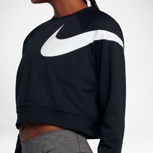 Nike Cropped Sweatshirt Dri-Fit Versa Small